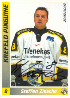 Autogramm Eishockey AK Steffen Ziesche Krefeld Pinguine 01-02 Dynamo Berlin Frankfurt Lions Cardiff Devils Dresden - Wintersport