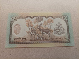 Billete De Nepal De 10 Rupias, Año 2005, UNC - Nepal