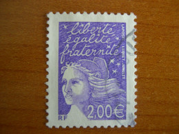 France Obl   Marianne N° 3457  Cachet Rond Noir - 1997-2004 Marianne Van De 14de Juli