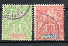 Col40 Colonie Océanie N° 14 & 15 Oblitéré  Cote : 6,00 € - Used Stamps