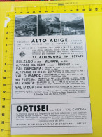 IT-00214- PUBBLICITÀ ANNI 30/40-ENTE PROVINCIALE TURISMO "ALTO ADIGE" DOLOMITI BOLZANO - Altri & Non Classificati