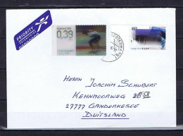 NIederlande 2006: Michel 2392 + Zusatzfrankatur Auf Brief Nach Deutschland - Lettres & Documents