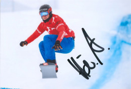 Autogramm Foto Snowboarder Alessandro Izzi Hämmerle Bludenz Gaschurn Vorarlberg Österreich Olympia Olympionike Sport - Sport Invernali