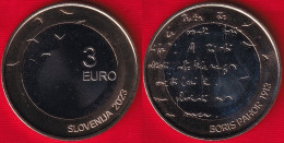 Slovenia 3 Euro 2023 "Boris Pahor" BiMetallic UNC - Slovenië