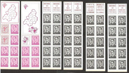 Lot De 18 Carnets  Entre N° 1 Et 18 - 1953-2006 Modernos [B]