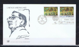 UN NY 1974: FDC Michel 267-268 - FDC