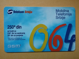 T-9 - SERBIA, TELECARD, PHONECARD,  - Sonstige – Europa