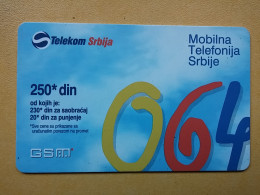 T-9 - SERBIA, TELECARD, PHONECARD,  - Sonstige – Europa