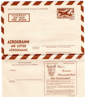 Austria Aerogramme Stationery 1960 MINT With Postal Code And Advertisement - Enveloppes