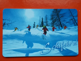 T-28 - TELECARD, PHONECARD, DEUTSCHLAND, Ski Sport, Skiing - Andere & Zonder Classificatie