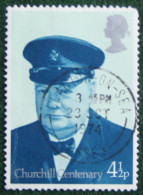 4 1/2 P Sir Winston Churchill (Mi 659) 1974 Used Gebruikt Oblitere ENGLAND GRANDE-BRETAGNE GB GREAT BRITAIN - Usati