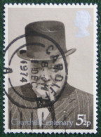 5 1/2 P Sir Winston Churchill (Mi 660) 1974 Used Gebruikt Oblitere ENGLAND GRANDE-BRETAGNE GB GREAT BRITAIN - Usati