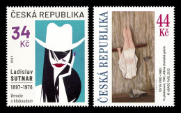 Czech Republic 2023 Mih. 1236/37 Painting. Venus By Ladislav Sutnar. After The Show By Toyen MNH ** - Nuevos