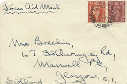 UK 1952 FPO 164 Nicosia Cyprus British Military Hospital MELF 3 Military Forces Cover - Storia Postale