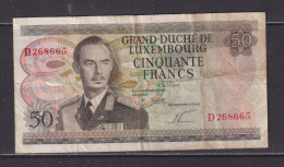 LUXEMBOURG - 1972 50 Francs Circulated Banknote - Lussemburgo