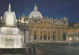 U5006 Roma - Piazza E Basilica San Pietro - Notturno Notte Nuit Night Nacht Noche / Viaggiata 1986 - San Pietro
