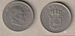 00355) Dänemark, 1 Krone 1961 - Danemark