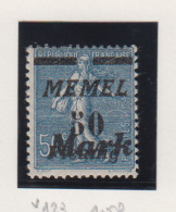 Memel Mchel-nr. 123 * - Andere & Zonder Classificatie