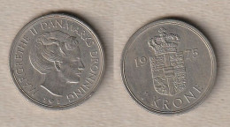 00349) Dänemark, 1 Krone 1975 - Danemark