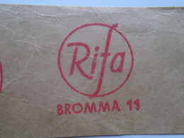 D200351 Red  Meter Stamp Cut- EMA - Freistempel  -1971   RIFA  Bromma 11  -Sweden Stockholm -Electro - Machine Labels [ATM]