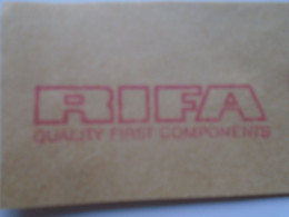 D200352 Red  Meter Stamp Cut- EMA - Freistempel  -1982   RIFA    -Sweden Stockholm -Electro - Machine Labels [ATM]