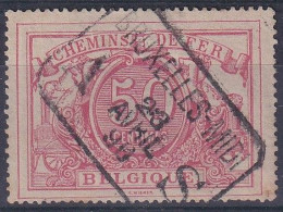 Timbres Belge Chemin De Fer Bruxelles-midi Le 23 Avril 1890 AS - Used