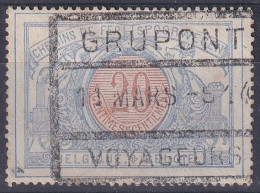 Timbres Belge Chemin De Fer Grupont Voyageur Le 11 Mars 1951 - Usati