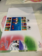 Hong Kong Stamp 2004 Table Tennis FDC In Big Cover - Covers & Documents