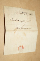 Envoi De 1788,Montpellier Vers Beaucaire,griffé,bel état De Collection - ....-1700: Vorläufer