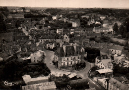 CPSM - GUÉMÉNÉ S/SCORFF - Vue Aérienne La Poste - Edition Combier - Guemene Sur Scorff