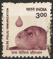 India 1998 - Mi 1647 - YT 1436 ( Polio Vaccine ) - Usados