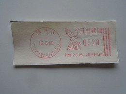 D200366 Red  Meter Stamp Cut- EMA - Freistempel  -1989 Japan   Tokiwadaira - Andere & Zonder Classificatie