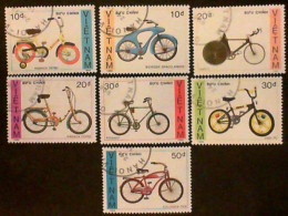 VIETNAM Many Transports Used Stamps - Vélo