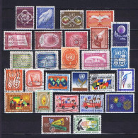 UN NY 1951-1968: 27 Diff. Postally Used - Colecciones & Series