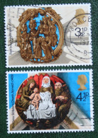 Natale Weihnachten Xmas Noel Kerst (Mi 663-664) 1974 Used Gebruikt Oblitere ENGLAND GRANDE-BRETAGNE GB GREAT BRITAIN - Usati