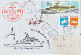 15874  BSAOM  CHAMPLAIN - île EUROPA - ILES EPARSES. - 14/02/2023 - Cartas & Documentos