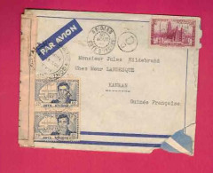 Lettre Par Avion Pour La Guinée - YT N° 120 Et 143 En Paire - René Caillié - Cartas & Documentos