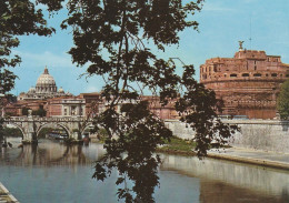 U5009 Roma - Castel Sant'Angelo - Fiume Tevere E Basilica Di San Pietro / Non Viaggiata - Castel Sant'Angelo