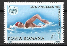 ROUMANIE     -    1984  .    NATATION     -    Oblitéré - Schwimmen