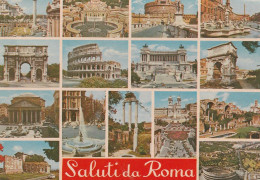 U5011 Saluti Da Roma - Panorama Vedute Multipla / Viaggiata 1981 - Panoramische Zichten, Meerdere Zichten