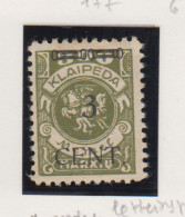 Memel Michel-nr. 179/2 *  Ander Lettertype Voor Cijfer 3 - Altri & Non Classificati