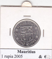 MAURITIUS   1 RUPIA  ANNO 1985 COME DA FOTO - Mauritius