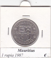 MAURITIUS   1 RUPIA  ANNO 1987 COME DA FOTO - Mauricio