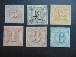 Très Beau Petit Lot De 6 Timbres Neufs Des Etats Du Nord Et Du Sud - Mint