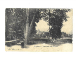 Colombier Les Allées Et Le Château 1899 - Colombier