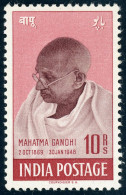 India 1948 Mahatma Gandhi Mourning 10r Mounted Mint, NICE COLOUR As Per Scan - Mahatma Gandhi