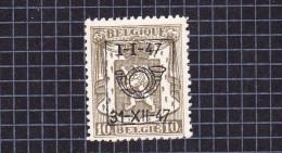 1946 Nr PRE561(*) Zonder Gom.Klein Staatswapen.Opdruk:I-I-47 / 31-XII-47. - Typografisch 1936-51 (Klein Staatswapen)