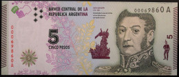 Argentine - 5 Pesos - 2015 - PICK 359a - NEUF - Argentine