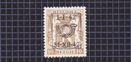 1942 Nr PRE477(*) Zonder Gom.Klein Staatswapen:10c.Opdruk :I-I-42/31-XII-42. - Typo Precancels 1936-51 (Small Seal Of The State)