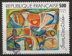 FRANCE Tableau.YVERT N° 2473 (used) Oblitéré. Van Velde - Used Stamps